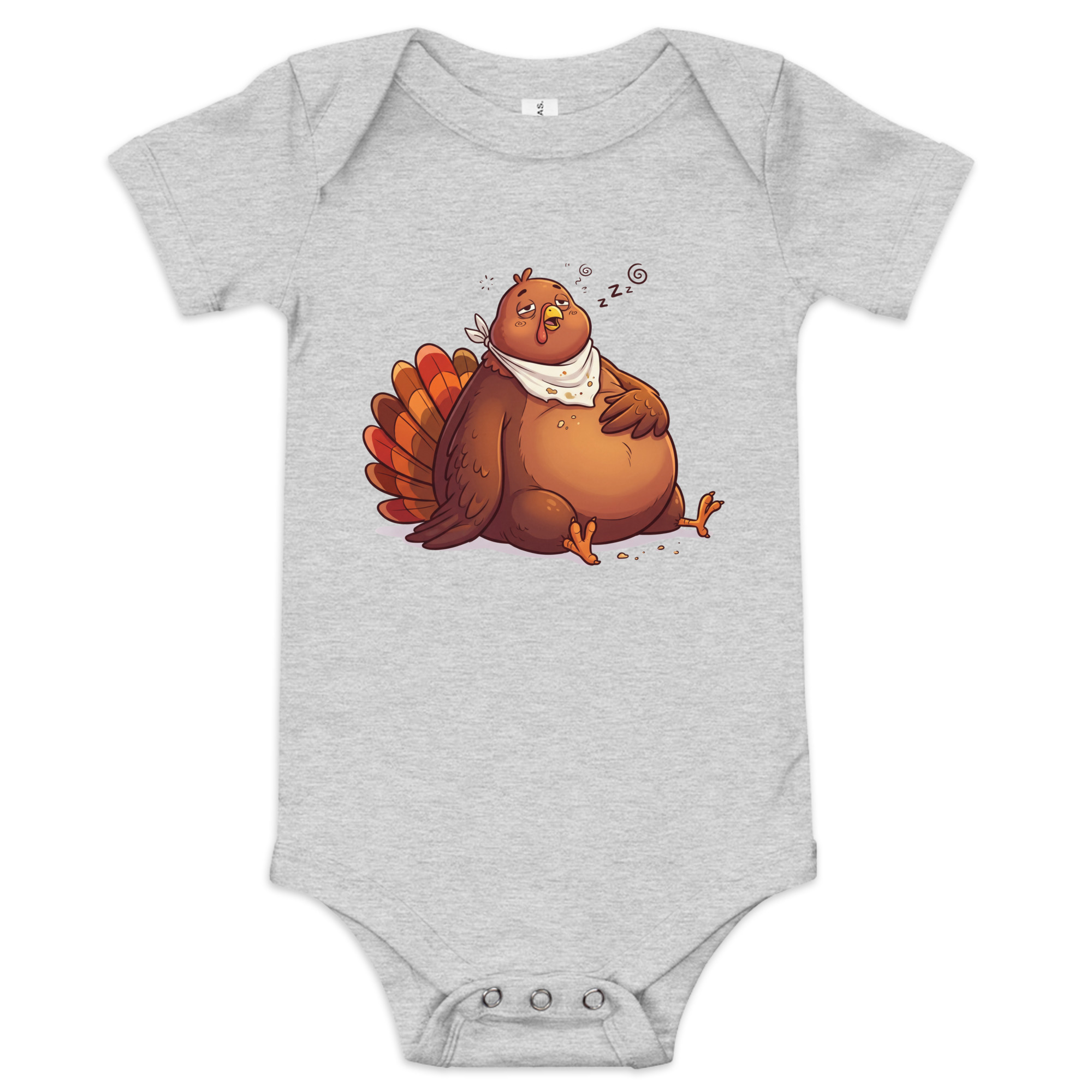 Turkey Baby short sleeve one piece - Image 3