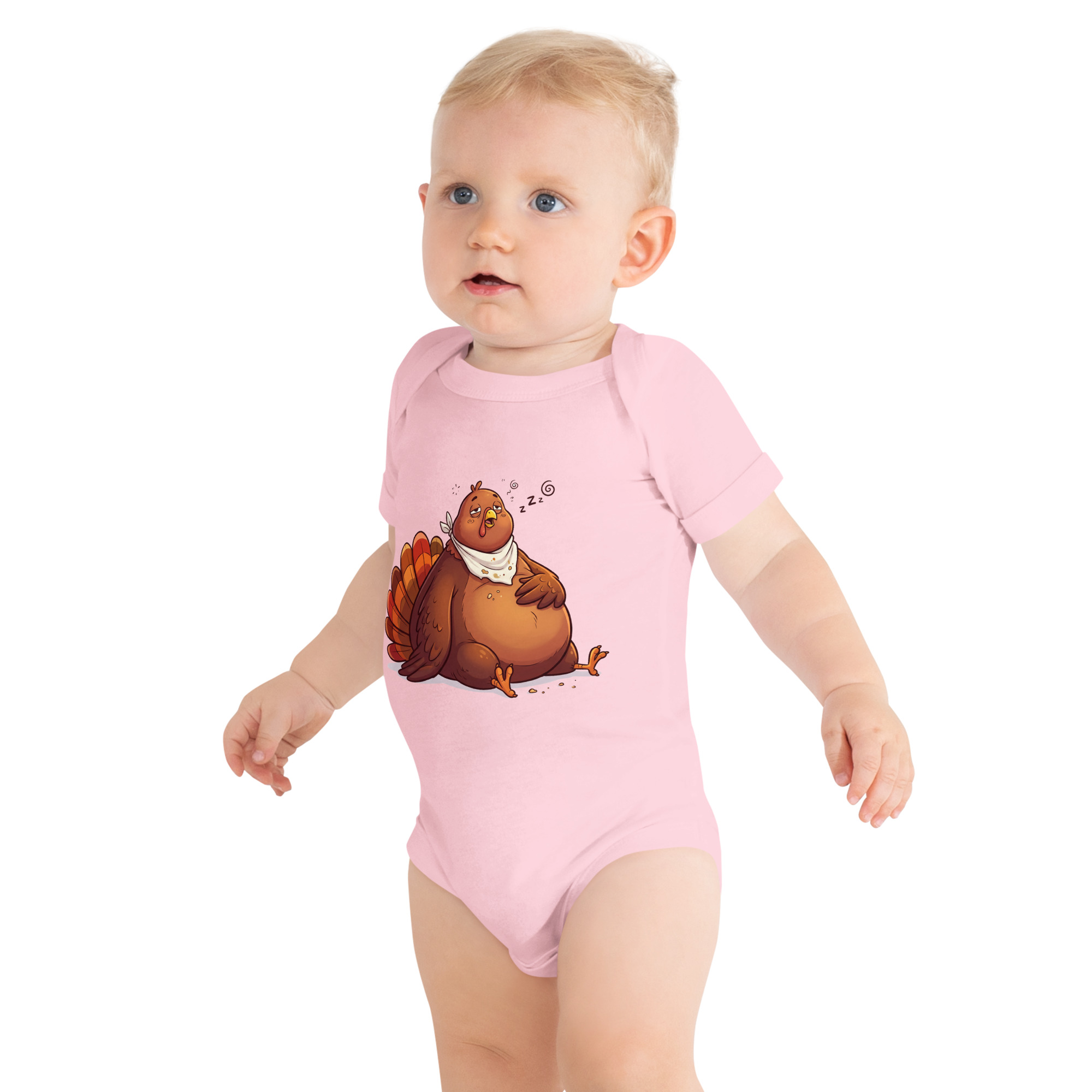 Turkey Baby short sleeve one piece - Image 4