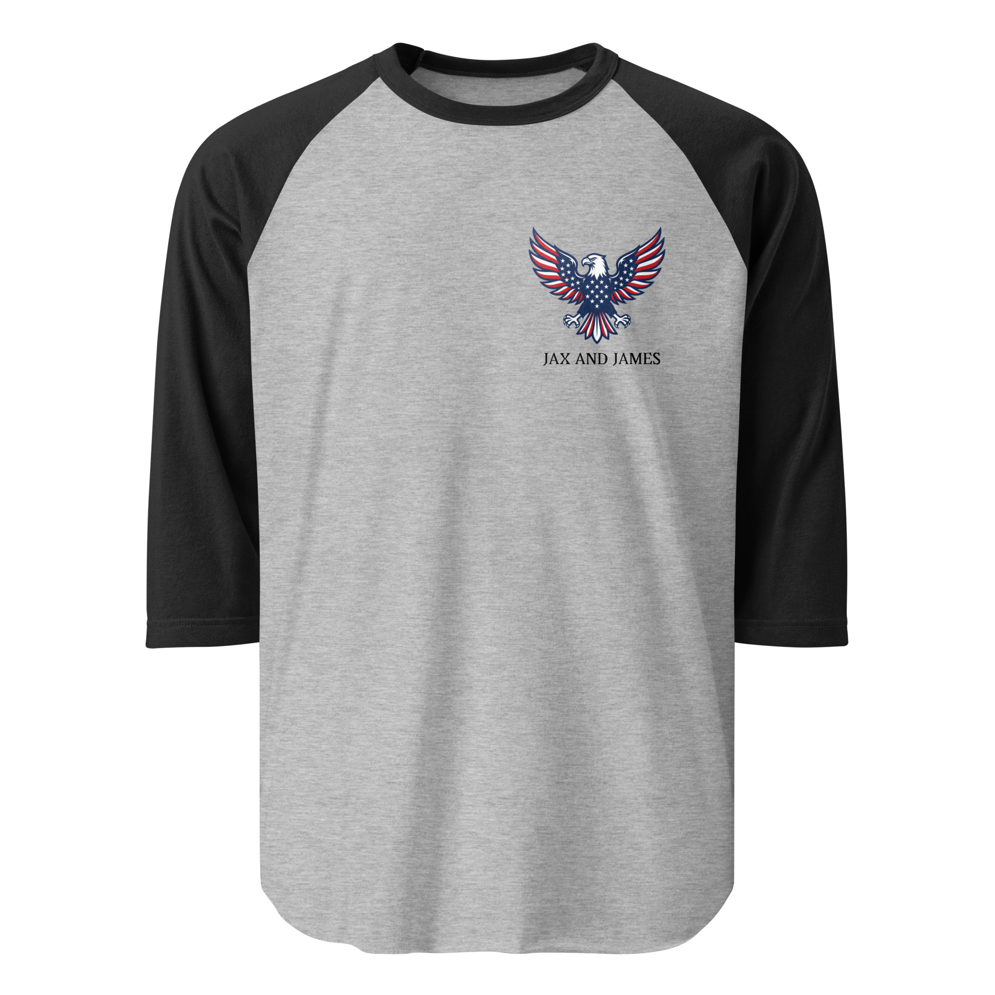 USA EAGLE 3/4 sleeve Raglan Shirt - Image 6