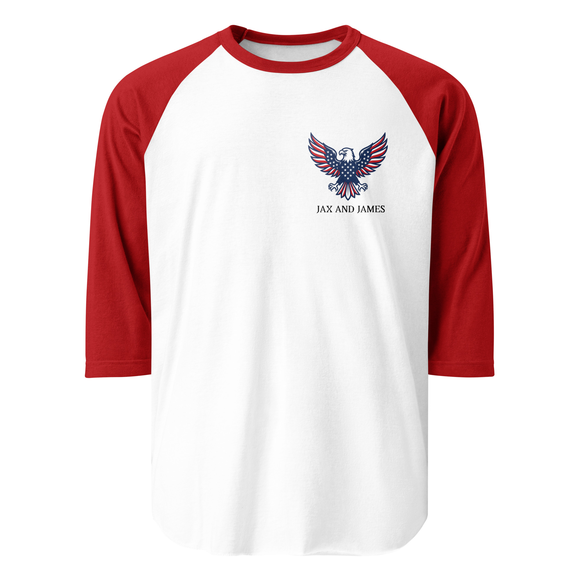 USA EAGLE 3/4 sleeve Raglan Shirt - Image 2