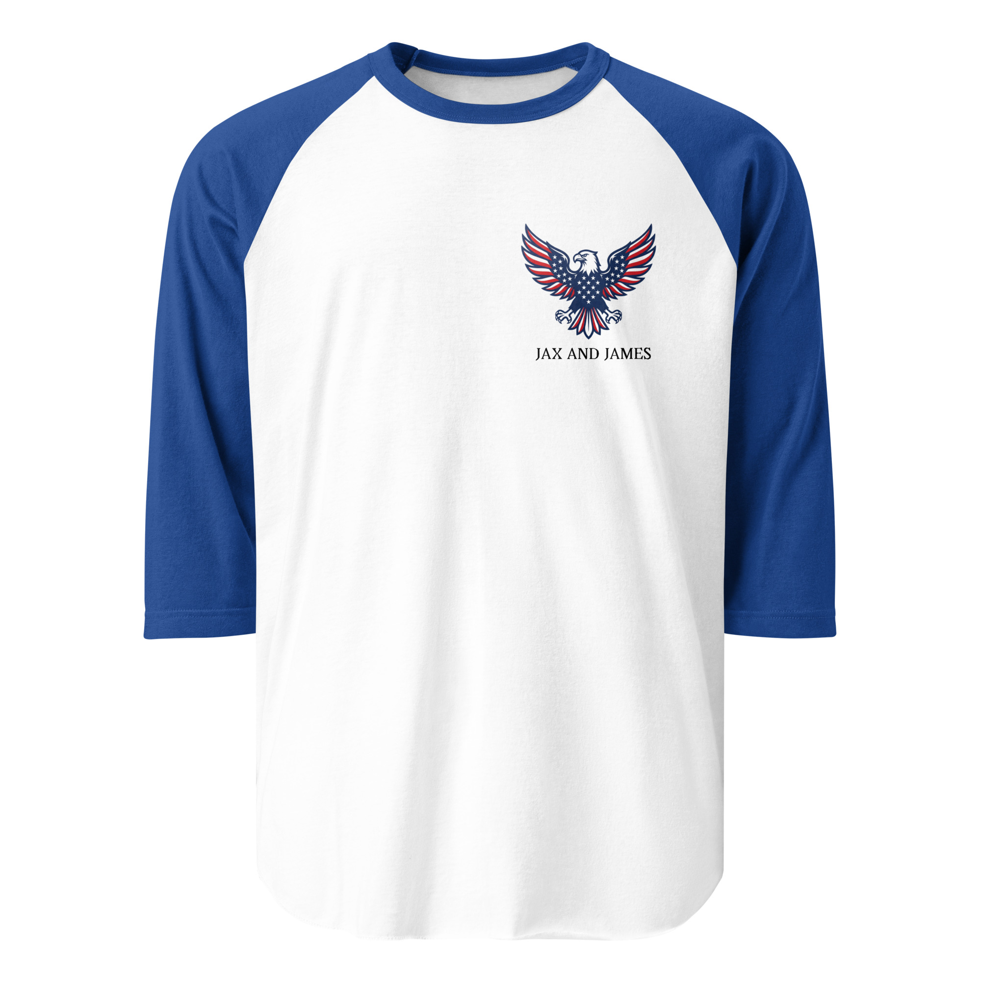 USA EAGLE 3/4 sleeve Raglan Shirt - Image 4