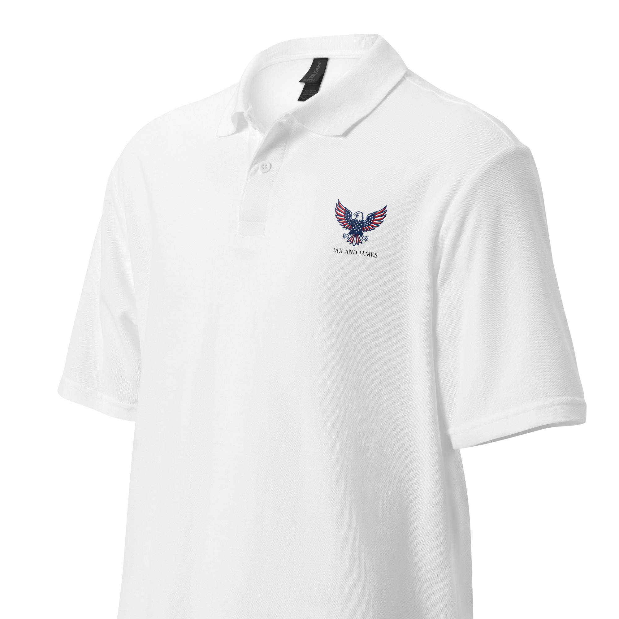 USA Eagle Badge Polo - Image 2