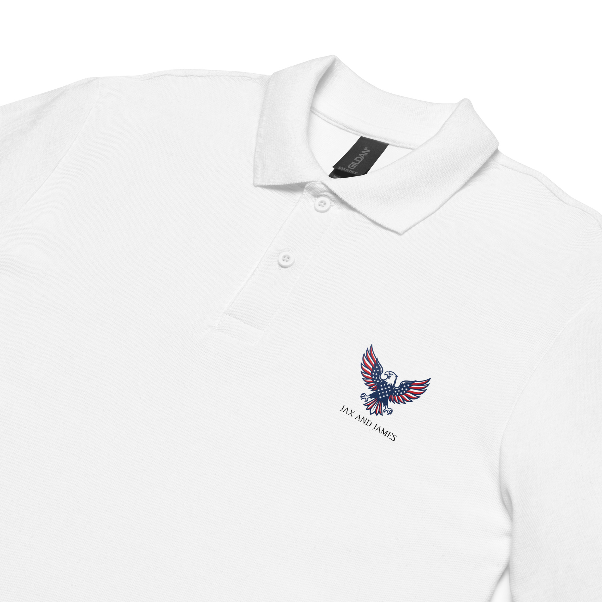USA Eagle Badge Polo - Image 3