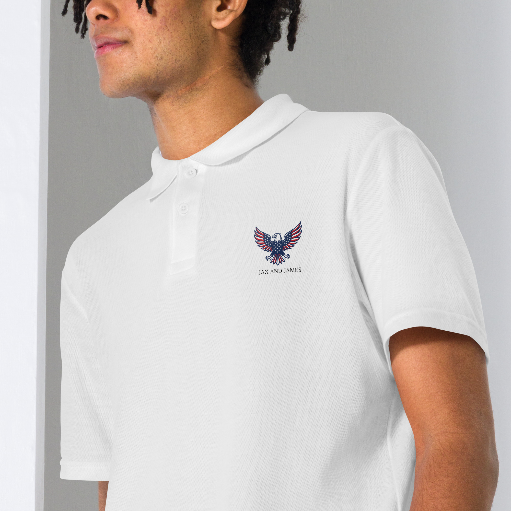 USA Eagle Badge Polo